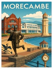 Morecambe Icons Seaside Magnet