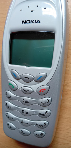 Nokia 3410 silver unlocked - silver:,