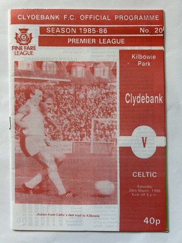 Clydebank celtic scottish - -,