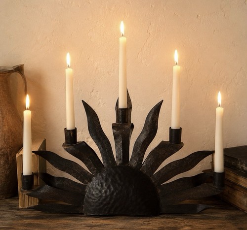 Vintage brutalist wrought iron - vintage,