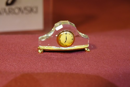 Swarovski mantle clock - swarovski,