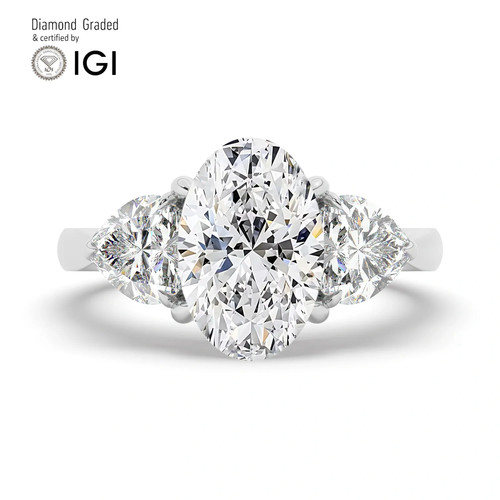 Oval diamond trilogy - oval,