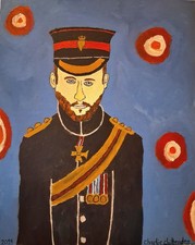 Pop Art Oil Painting Of Prince