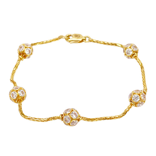 22ct yellow gold sparkly - yellow,