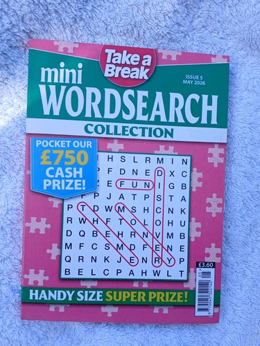 Wordsearch puzzle book take - wordsearch, a