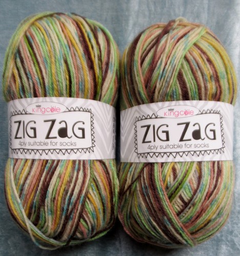100g ball king cole zig - king, zag