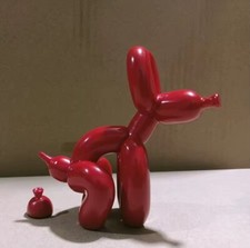 Mini Resin Balloon Dog Pooping