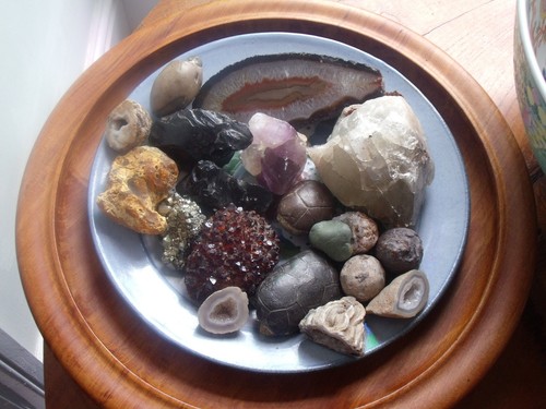 Mixed lot quartz - lot, crystal