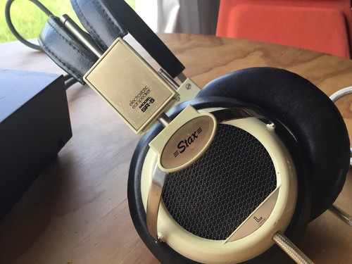 Stax gold headphones - stax,
