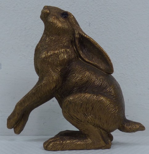Bronze effect hare - effect, rabbit