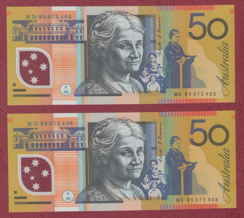 Australian banknote fifty - australian, $50