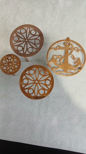 Brass trivets antique - trivets, vintage