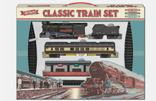 KandyToys Retro Classic Large Toy Train Set With Train Sound Working Headlight