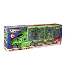 Teamsterz Dinosaur Transporter Truck Toy Playset With 4 Cars and 4 Dinosaurs