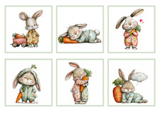 Bunny Card Toppers For