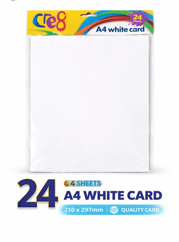 24x size white craft - a4,