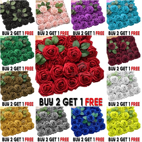 6cm foam rose heads - 6cm,