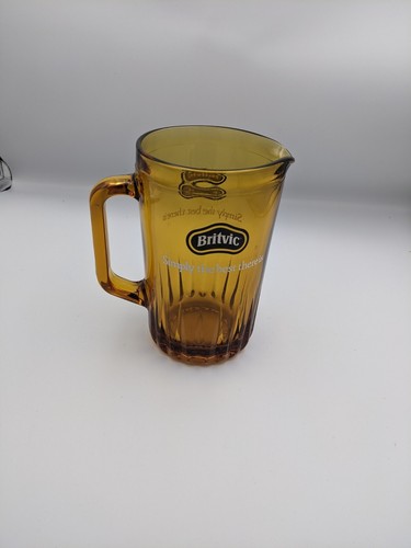 Britvic amber glass - glass, 17cm