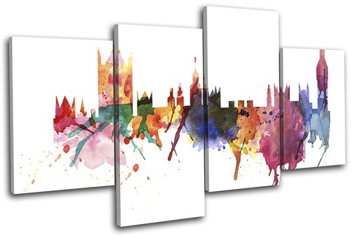 London watercolour abstract - watercolour,