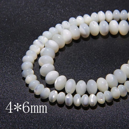 Natural white mother pearl - white,