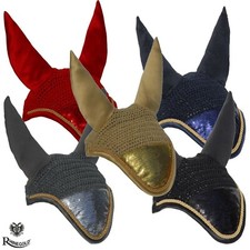 Rhinegold Sequin Fly Veil – 5 Colours – Pony Cob Full Size – Add some sparkle...