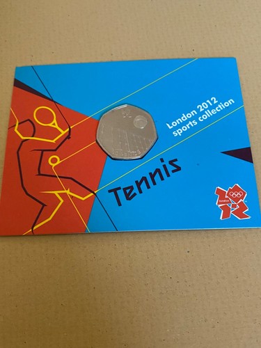 Olympic 50p coin tennis - 50p,