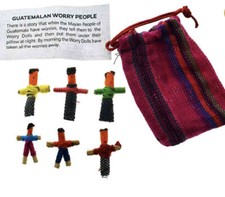 Worry dolls people bag - people,