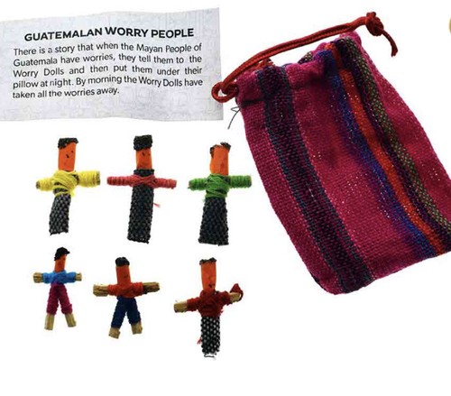 Worry dolls people bag - worry,