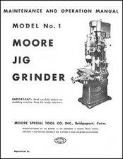Moore No. 1 Jig Grinder Parts