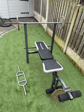 Home Weight Bench and Weights Set