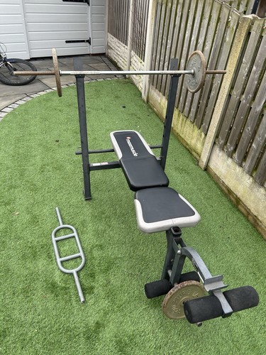 Home weight bench and weights - home,