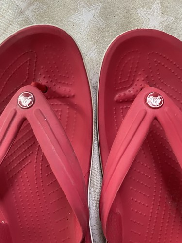 Crocs unisex red size 11 - size,