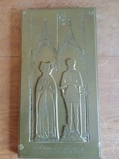 Brass Rubbing Plate of Sir