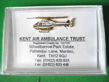 G-KAAT Kent Air Ambulance Helicopter Metal Enamel Pin Badge In Rare Case