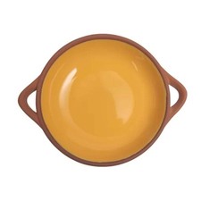 Dexam 18cm Ochre Small Glazed Terracotta Tapas Dish