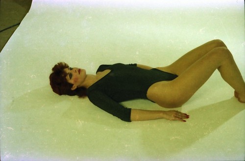 Old negative pretty woman - negative,