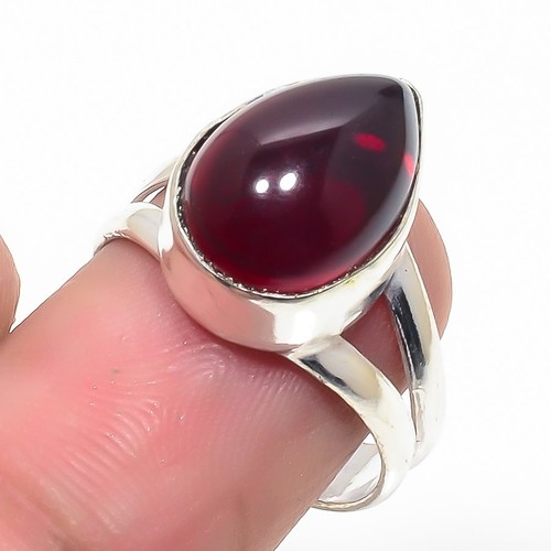 Red carnelian gemstone - red,