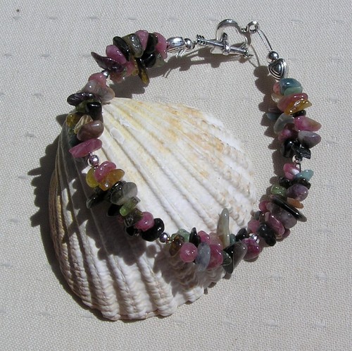 Watermelon tourmaline gemstone - watermelon,