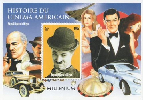 Charlie chaplin 1999 mnh stamp - chaplin,