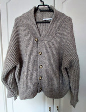 Zara Beige Brown Chunky Knit