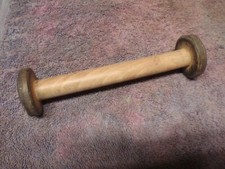 Vintage industrial wooden textile bobbin/spool 7" long