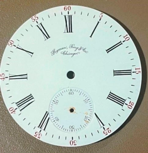 Waltham size enamel - 12,