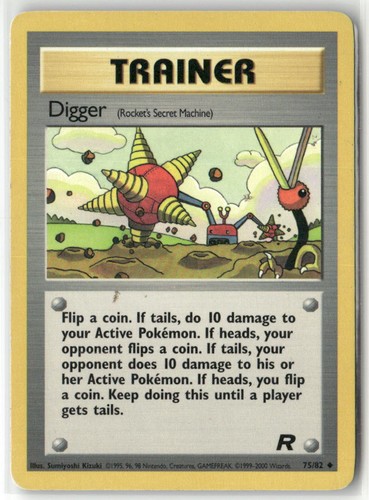 Pokemon digger rocket - digger, (rocket's