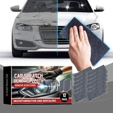 12x NEW Upgraded Nano Sparkle Car Scratch Remover Repair Cloth Nano Magic Cloth