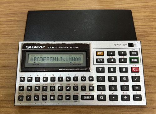 Sharp 1246 pocket computer - pc-1246,
