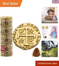 35 Gold Metal Pirate Coins Set