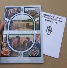 old catalogue Patrick Pinker game farm bird decoy incubators Setters Barbour