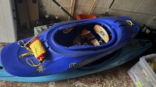 Pyranha Burn Connect 30 Kayak with Spray Deck and Paddle.