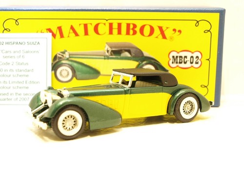 Matchbox mbc hispano - matchbox, suiza