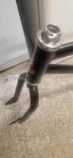 Mk2 Raleigh Black Burner Frame and Forks
